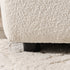 Susie White Bouclé Loveseat Couch | Stylish White Bouclé Loveseat | Kinwell Furniture | 2-Seater Sofas for Apartments